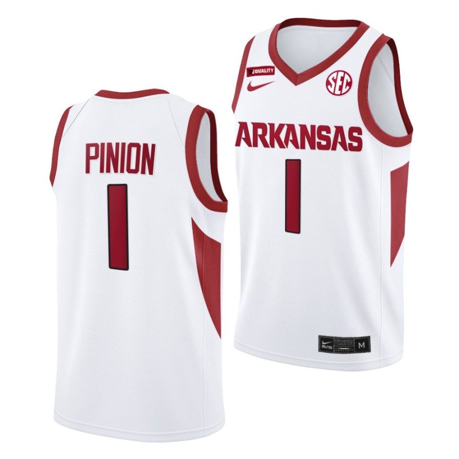 joseph pinion white college basketball 2022 23 jersey scaled