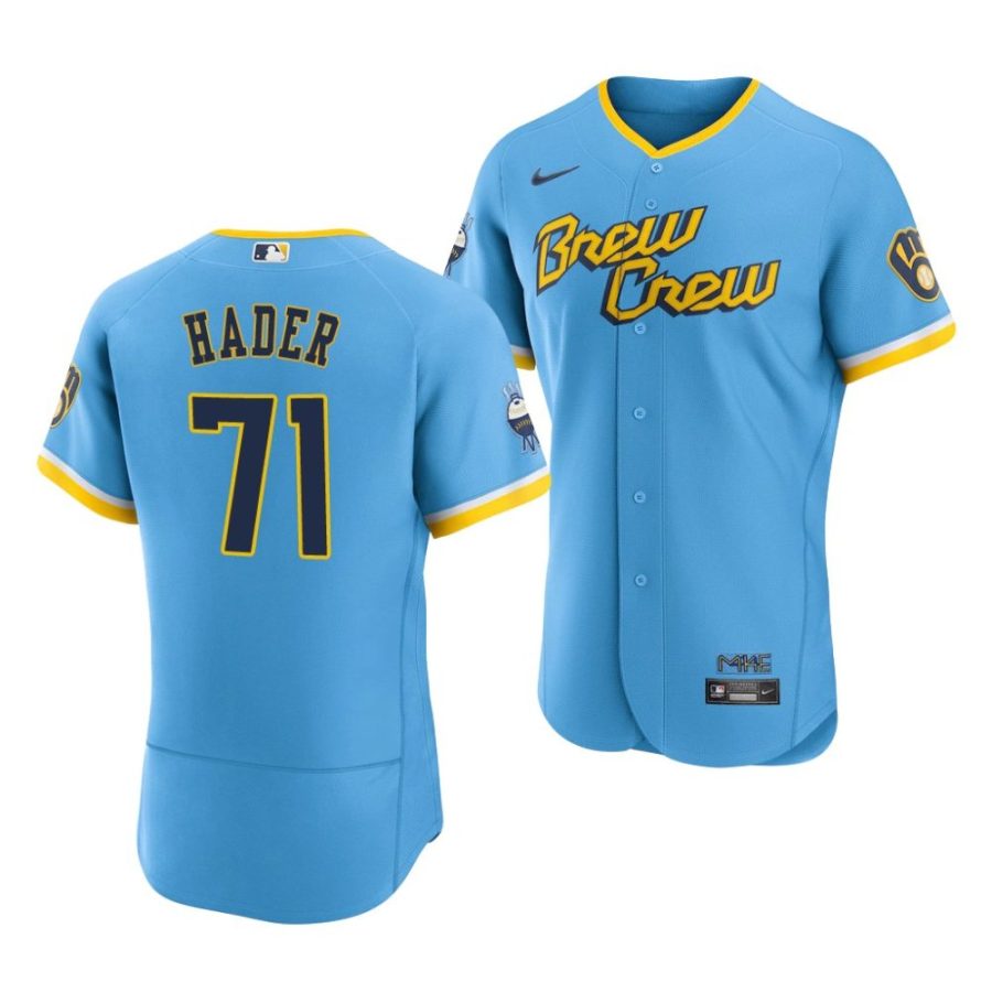josh hader brewers 2022 city connect men'sauthentic jersey scaled