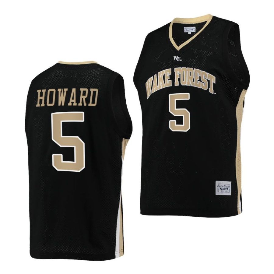 josh howard black college basketball retro jersey scaled