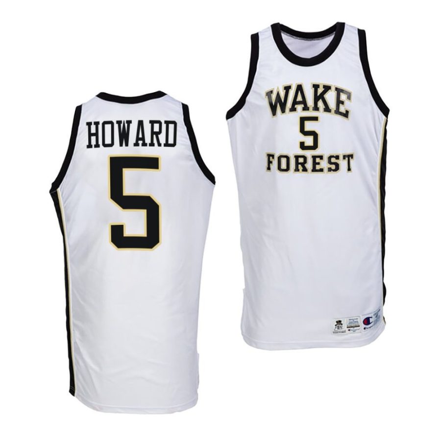 josh howard wake forest demon deacons college basketball throwback jersey scaled