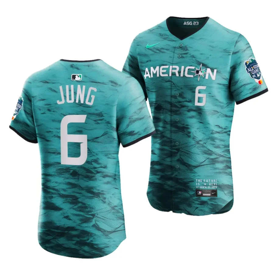 josh jung american league teal2023 mlb all star game menvapor premier elite player jersey scaled