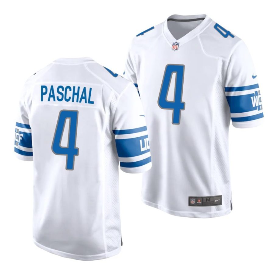 josh paschal detroit lions 2022 nfl draft game men white jersey scaled