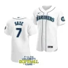 jp saxe white 2023 mlb all star celebrity softball gameauthentic player seattle jersey scaled