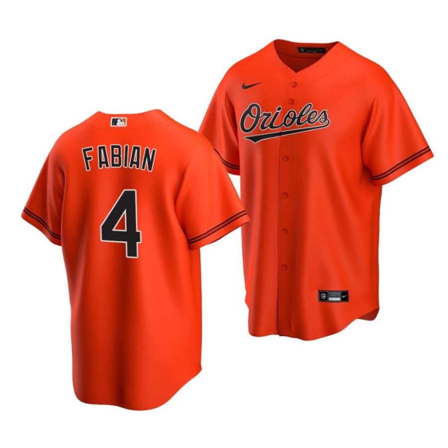 jud fabian orioles alternate 2022 mlb draft replica orange jersey scaled