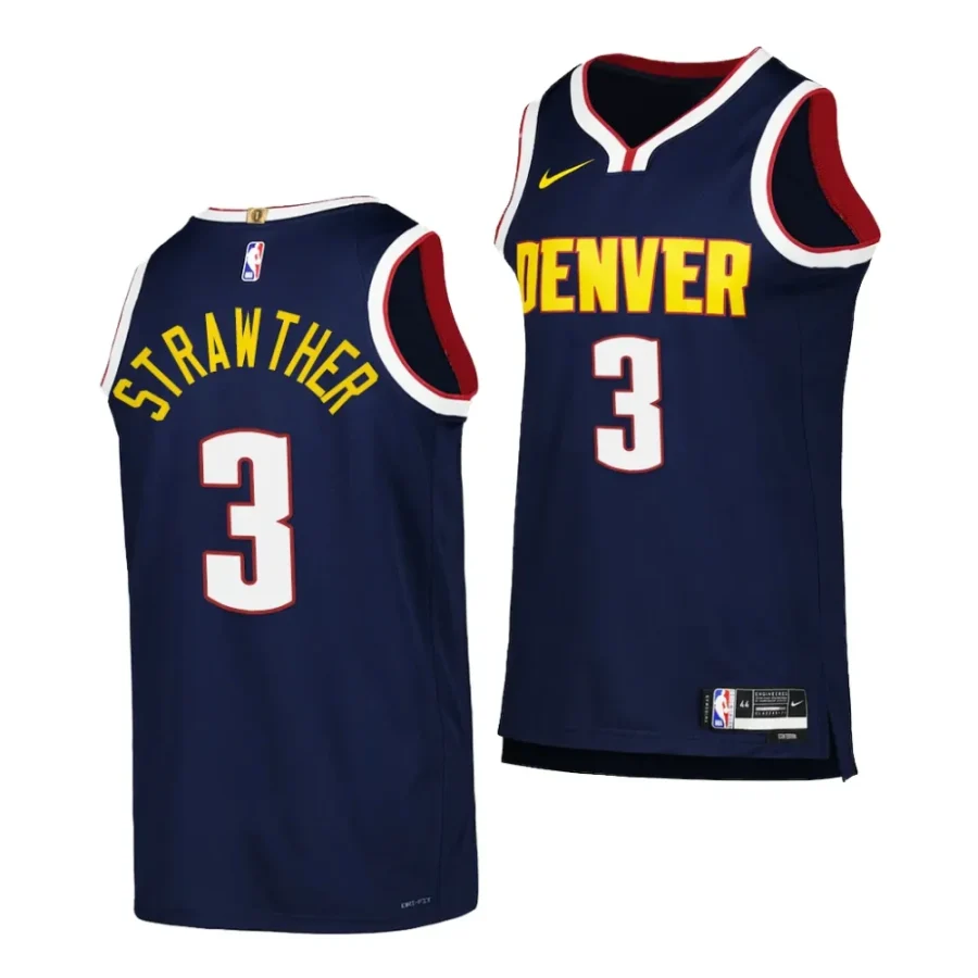 julian strawther nuggets 2023 nba draft navy icon edition men jersey scaled