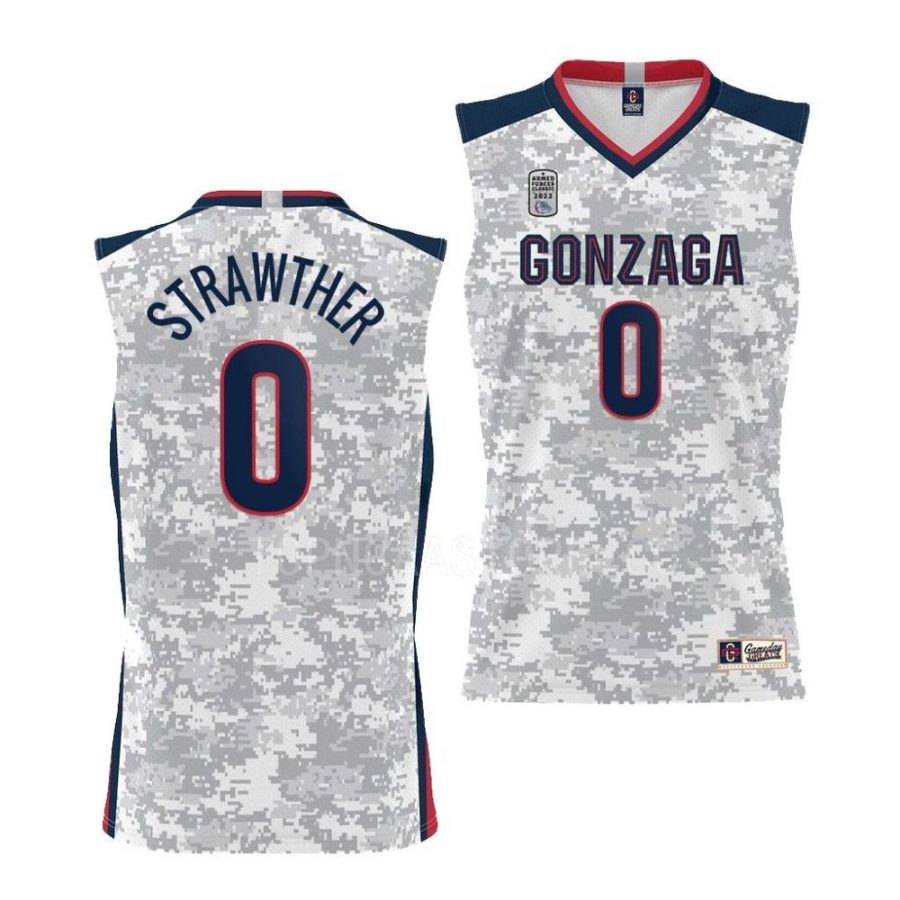 julian strawther white 2022 carrier classic gonzaga bulldogsarmed forces day jersey scaled