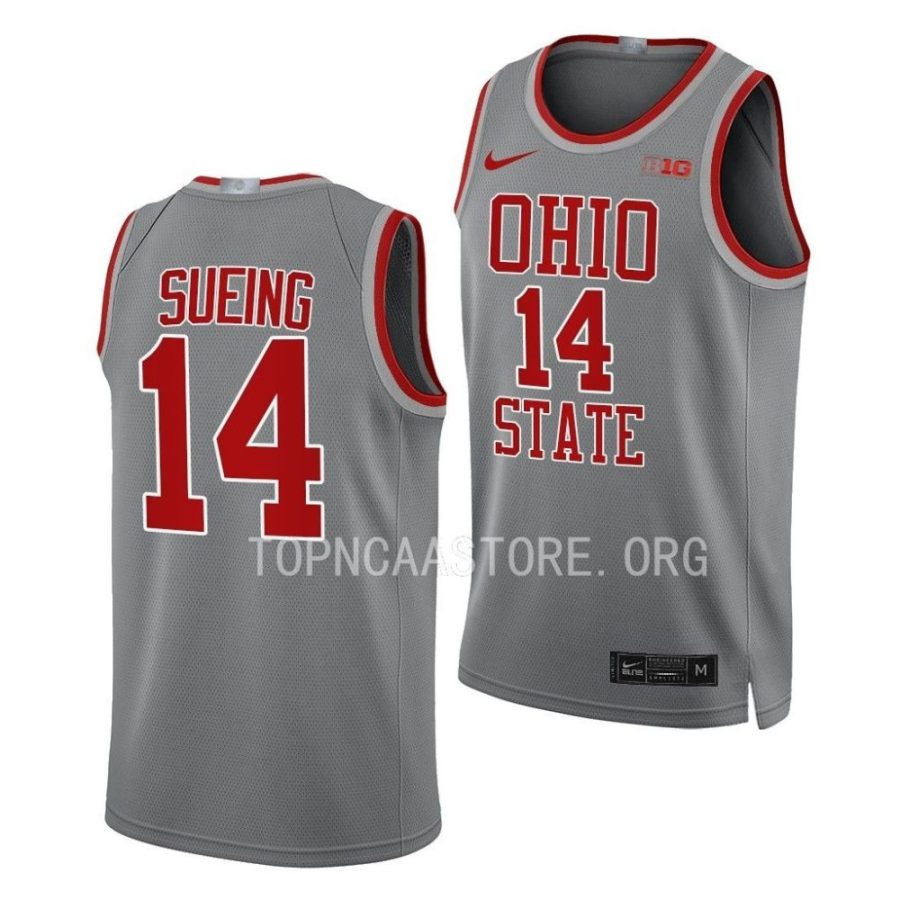 justice sueing ohio state buckeyes ncaa basketball gray jersey scaled