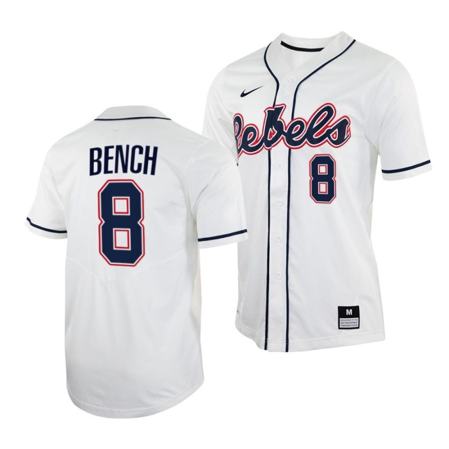 justin bench ole miss rebels 2022college baseball men jersey scaled