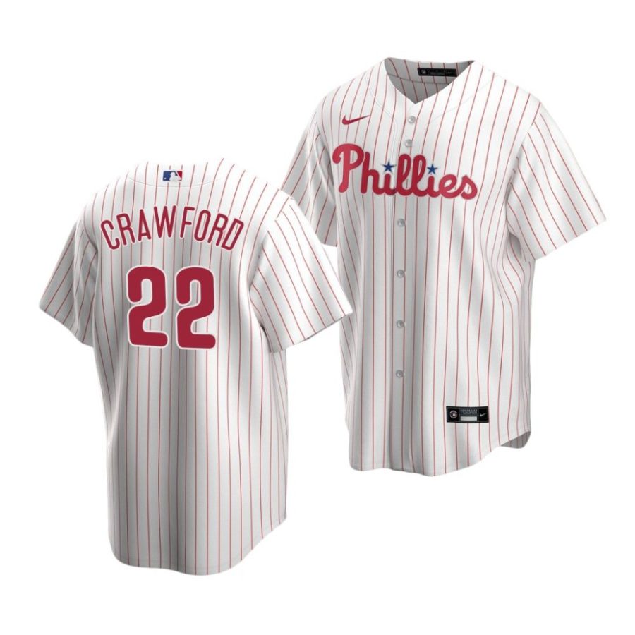 justin crawford phillies home 2022 mlb draft replica white jersey scaled