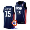 justin jackson usa 2023 fiba basketball world cup navy away jersey scaled