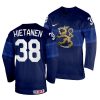 juuso hietanen navy 2022 iihf world championship finland away jersey scaled