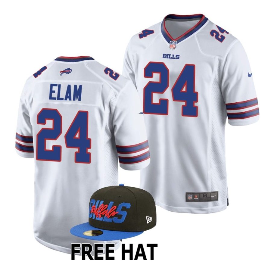 kaiir elam buffalo bills 2022 nfl draft game men white jersey scaled