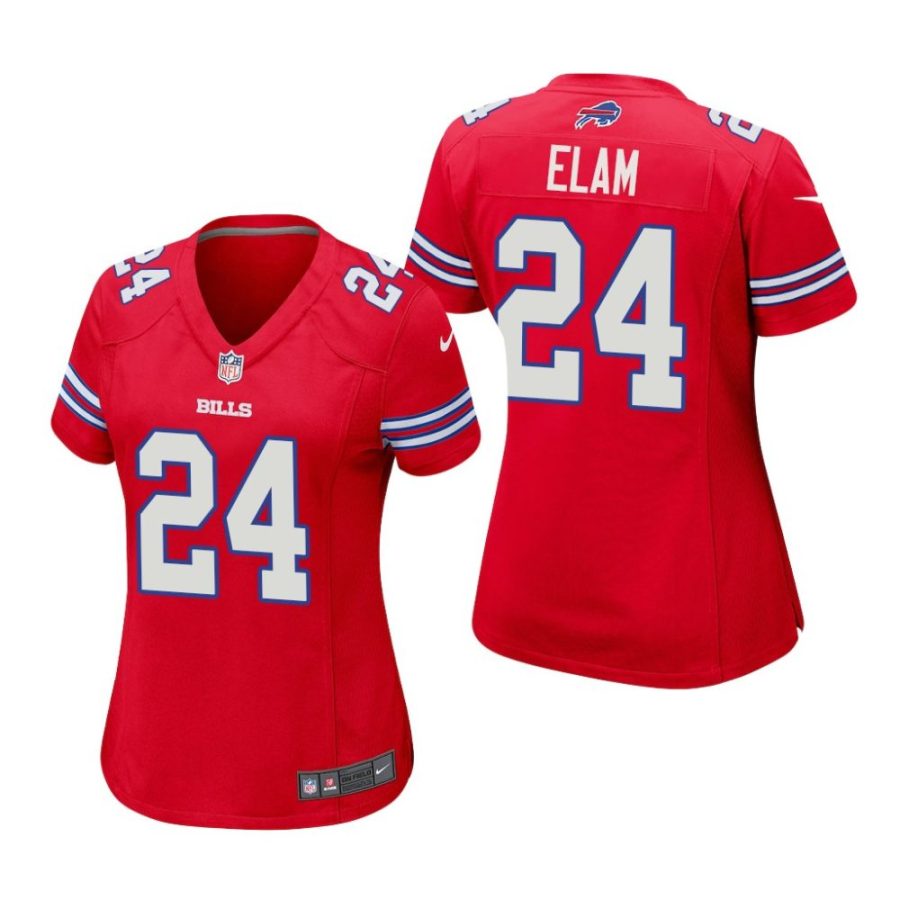 kaiir elam buffalo bills 2022 nfl draft game women red jersey scaled