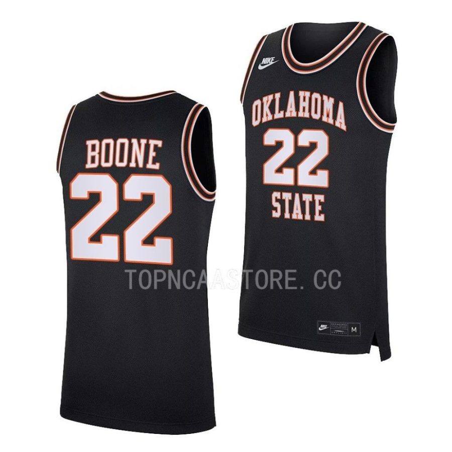 kalib boone osu cowboys 2022 23retro basketball replicablack jersey scaled