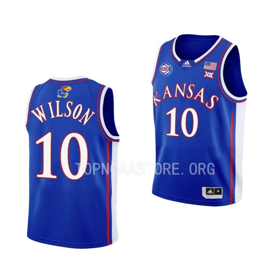 kansas jayhawks jalen wilson youth royal swingman basketball jersey scaled