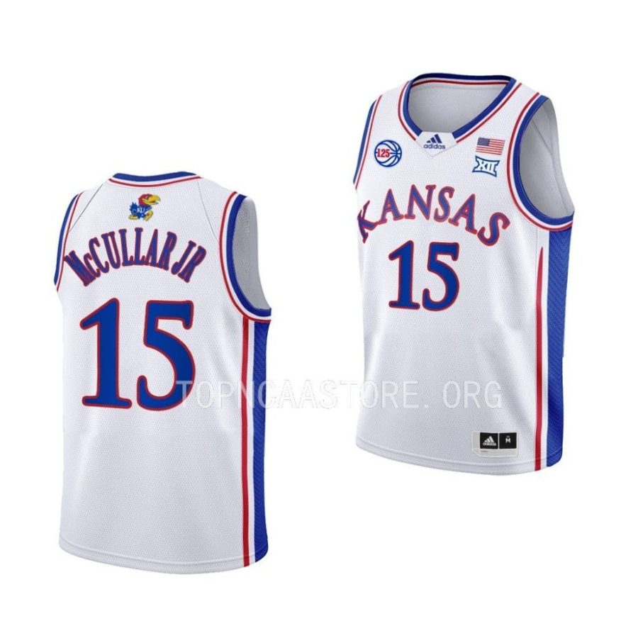 kansas jayhawks kevin mccullar white college basketball youth jersey scaled