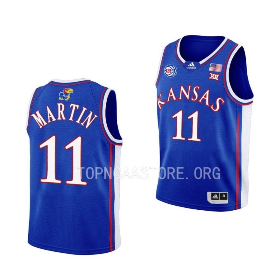 kansas jayhawks remy martin youth royal swingman basketball jersey scaled