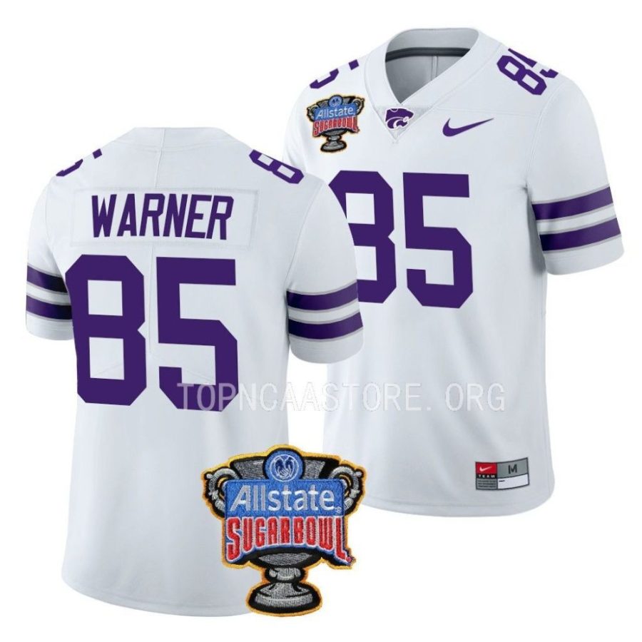 kansas state wildcats kade warner white 2022 sugar bowl college football jersey scaled