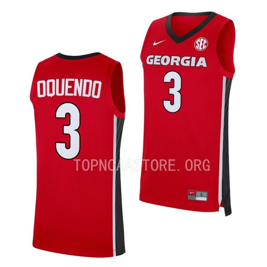 kario oquendo georgia bulldogs away basketball 2022 23 replica jersey scaled