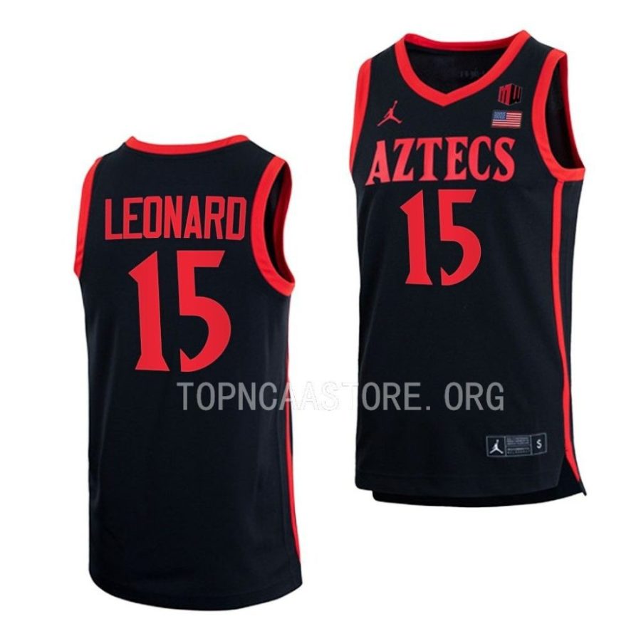 kawhi leonard black college basketball alumni jersey scaled