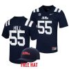 kd hill ole miss rebels navy untouchable game free hat jersey scaled