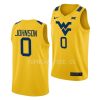 kedrian johnson west virginia mountaineers alternate basketball 2022 23 jersey scaled