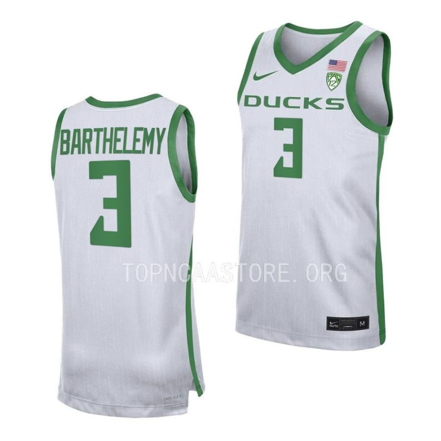 keeshawn barthelemy white replica basketball 2022 23 jersey scaled