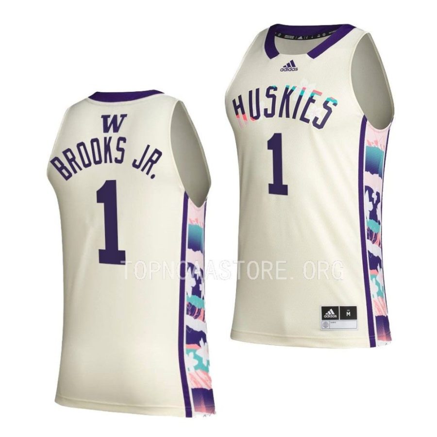 keion brooks jr. washington huskies bhe basketball honoring black excellencewhite jersey scaled