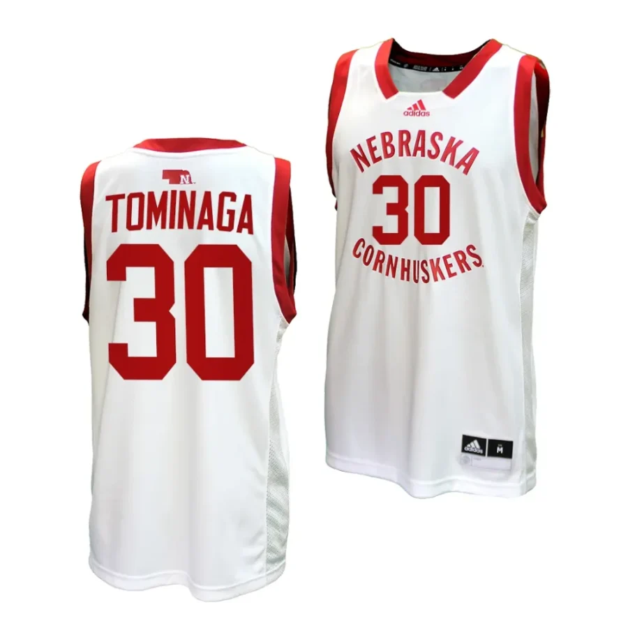 keisei tominaga nebraska huskers college basketball 2023 24 home jersey scaled