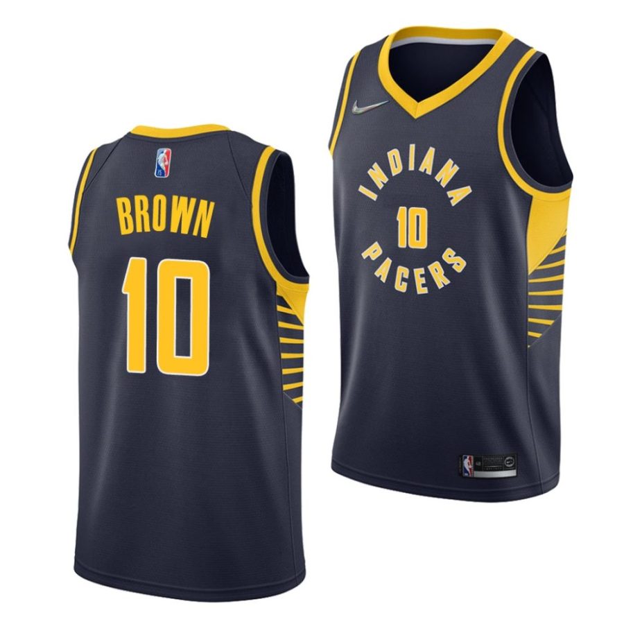 kendall brown pacers 2022 nba draft navy icon edition baylor bears jersey scaled