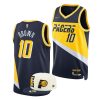 kendall brown pacers city edition 2022 nba draft baylor bears navy jersey scaled