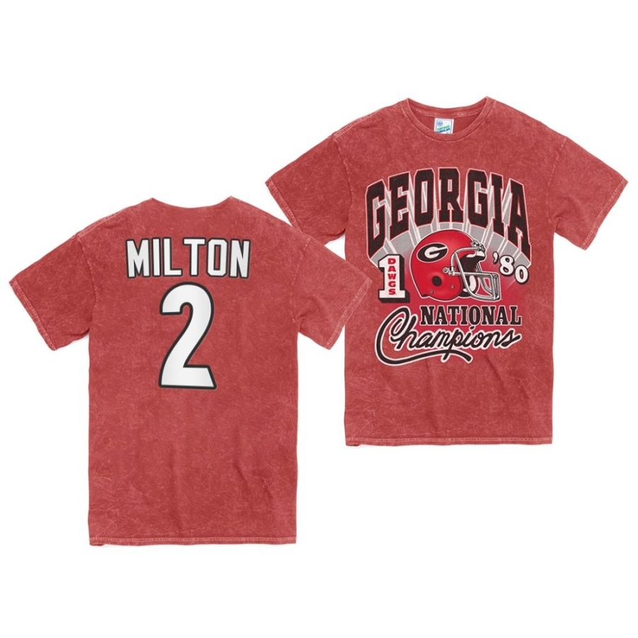 kendall milton red 1980 national champs rocker vintage tubular t shirts scaled