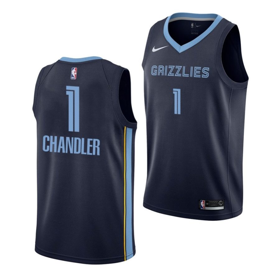 kennedy chandler grizzlies 2022 nba draft navy icon edition tennessee volunteers jersey scaled