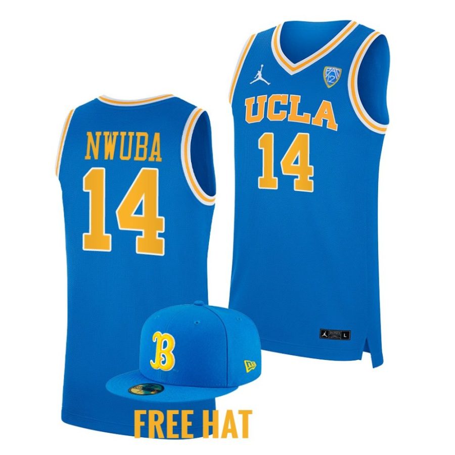 kenneth nwuba blue college basketball 2022 23free hat jersey scaled