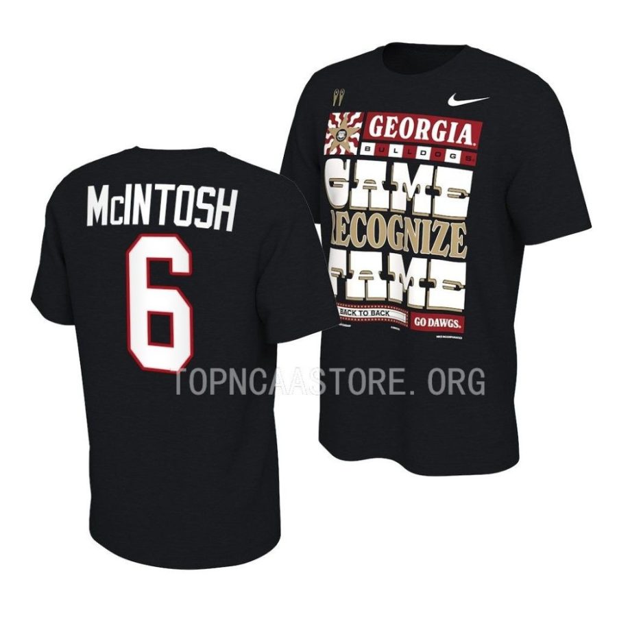 kenny mcintosh locker room cfbplayoff 2022 national champions black t shirts scaled