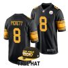 kenny pickett pittsburgh steelers 2022 nfl draft alternate men black jersey scaled