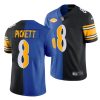 kenny pickett royal black 2022 nfl draft panthers x steelers jersey scaled