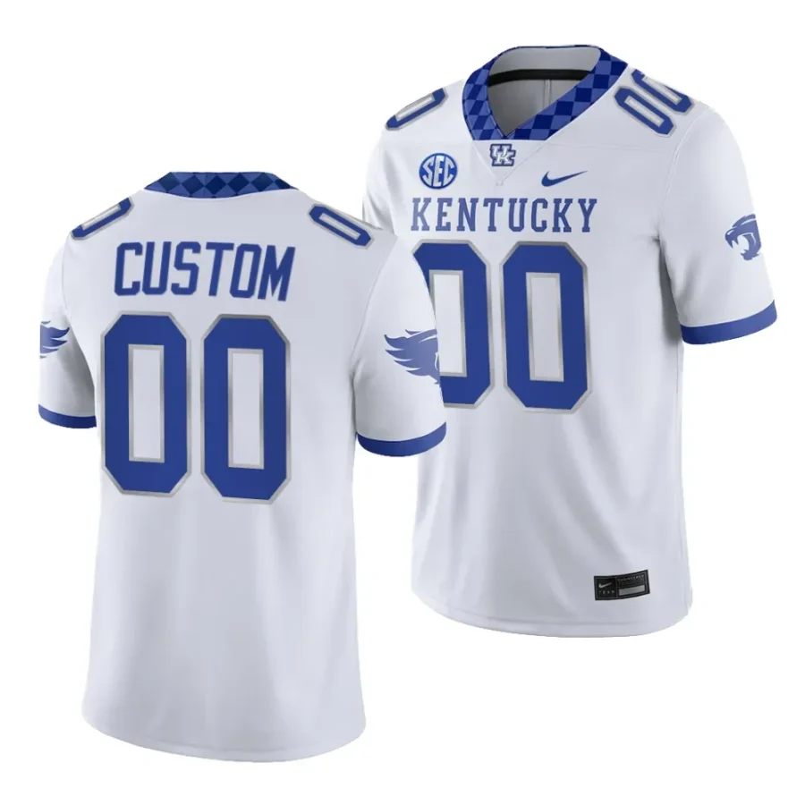 kentucky wildcats custom white 2023college football game jersey scaled