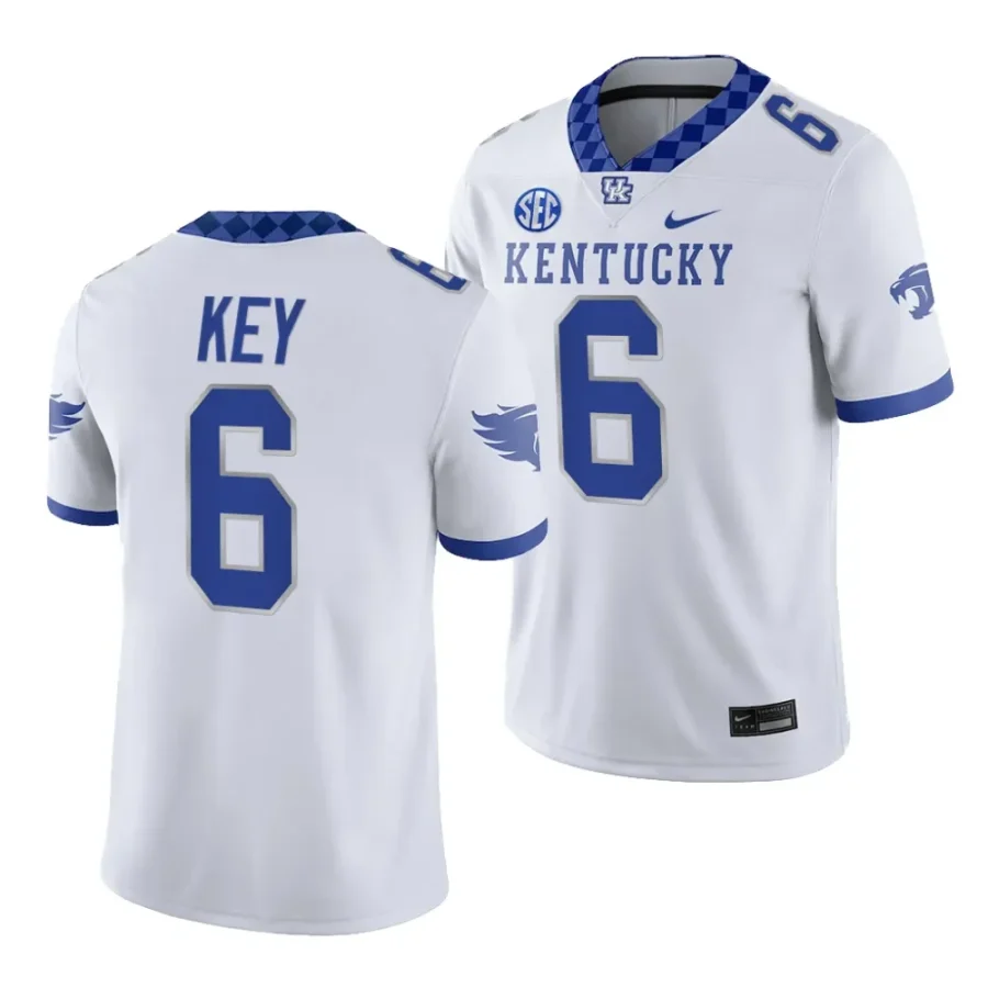 kentucky wildcats dane key white 2023college football game jersey scaled