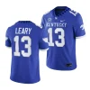 kentucky wildcats devin leary blue 2023home game football jersey scaled