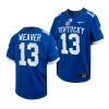 kentucky wildcats j.j. weaver 2023 royal college football youth jersey scaled