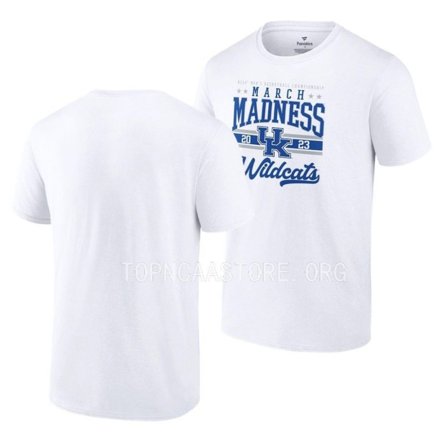 kentucky wildcats white 2023 ncaa march madness mens basketball tournament men t shirt scaled