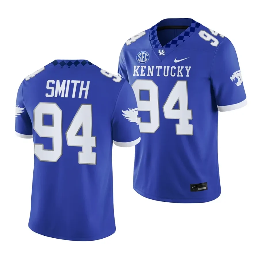 kentucky wildcats za'darius smith blue home game football jersey scaled