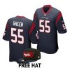 kenyon green houston texans 2022 nfl draft game men navy jersey scaled