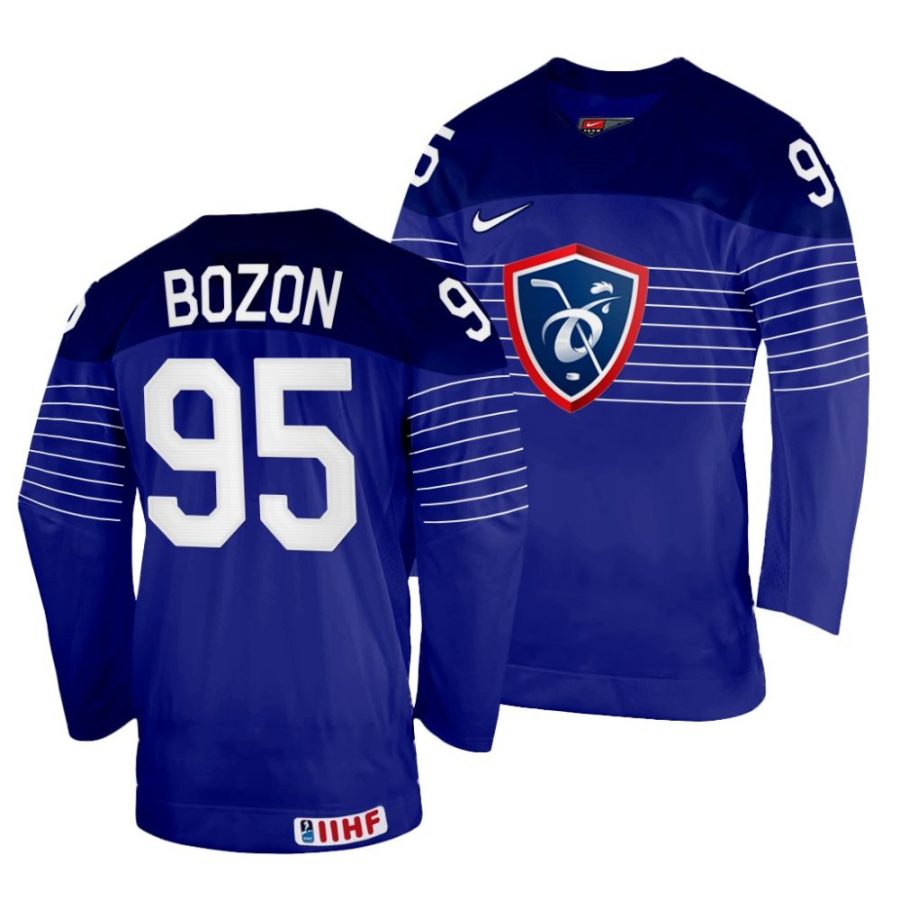 kevin bozon away 2022 iihf world championship navy jersey scaled