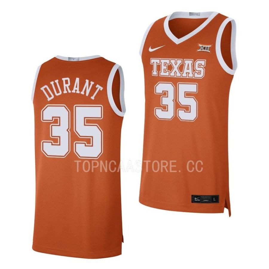 kevin durant orange limited basketball alumni jersey scaled