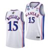 kevin mccullar white 2023 ncaa march madness kansas jayhawksmens basketball jersey scaled