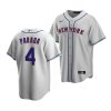 kevin parada mets road 2022 mlb draft replica gray jersey scaled