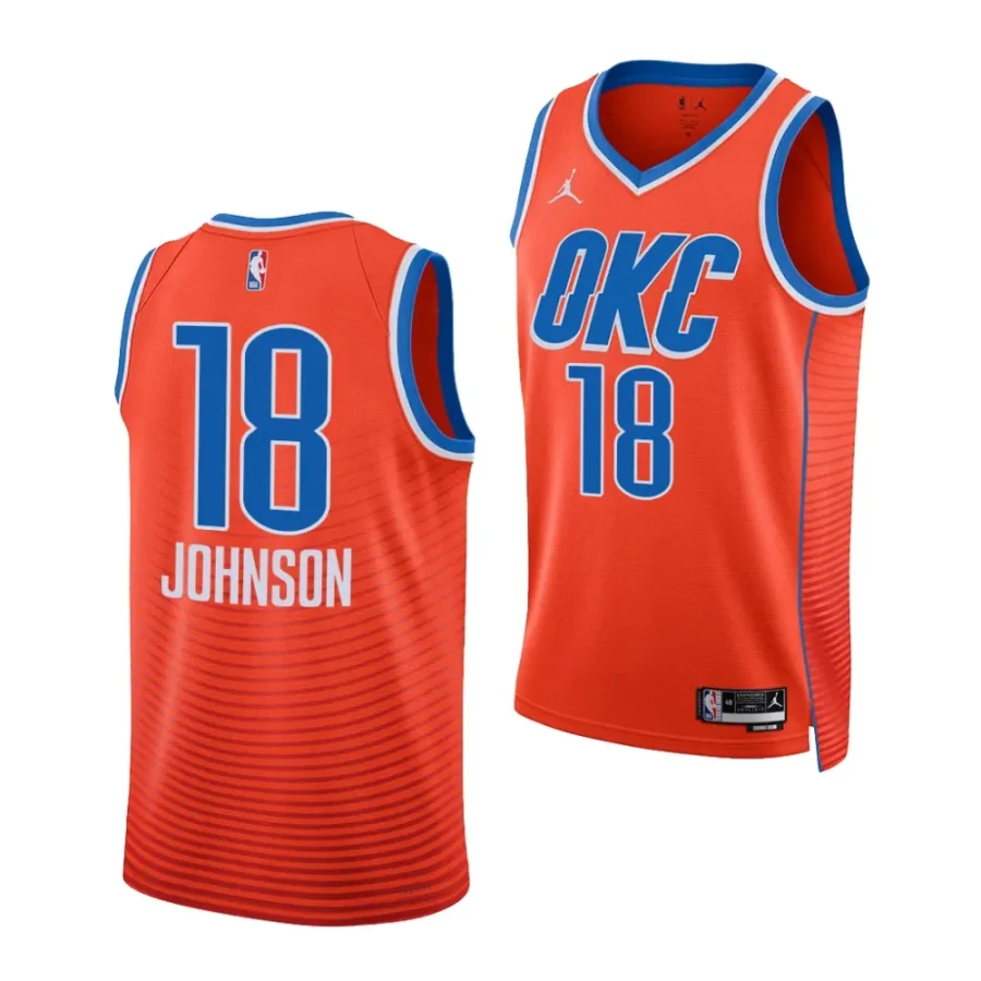 keyontae johnson thunder 2023 nba draft orange statement edition men jersey scaled