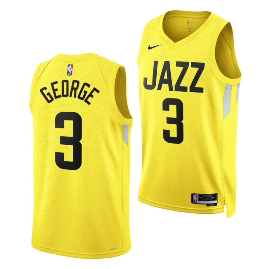 keyonte george jazz 2023 nba draft yellow icon edition men jersey scaled